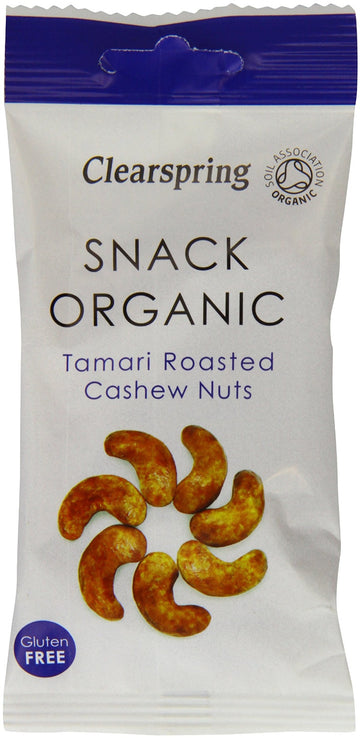 Clearspring Snack organic - Tamari roasted cashew nuts - 15 Pack
