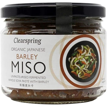 Clearspring Organic Barley Miso jar (up) 300g