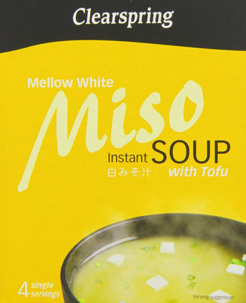 Clearspring Instant Miso Soup Mellow White with Tofu 40g