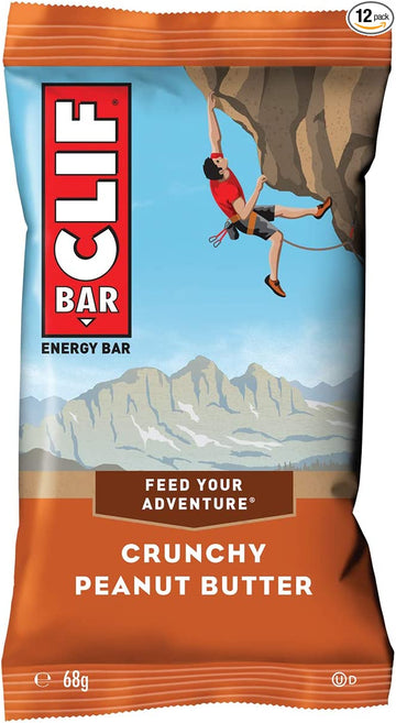 Clif Bar Crunchy Peanut Butter Bar 68g - 12 Pack