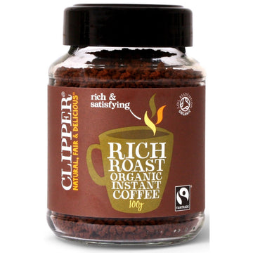 Clipper Fairtrade Everyday Organic Instant Coffee 100g