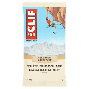 Clif Bar White Choc Macadamia Bar 68g - 12 Pack