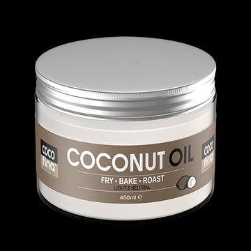 Cocofina Everyday Organic Neutral Coconut Oil 500ml Glass Jar