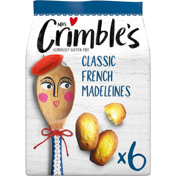 Mrs Crimbles Mrs Crimbles Gluten Free Classic Madeleines 6 pack 170g