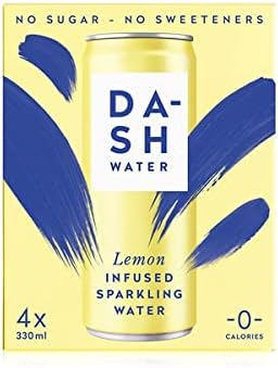 Dash Dash Water Sparkling Lemon 4pck x 330ml
