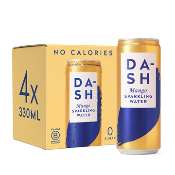 Dash DASH Sparkling Mango 4 x 330ml