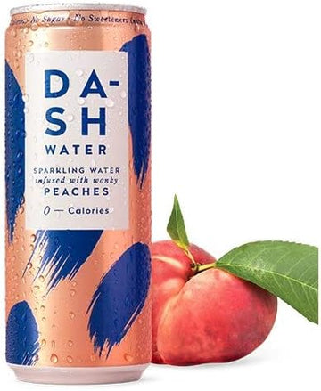 Dash Dash Water Sparkling Peach 330ml - 6 Pack