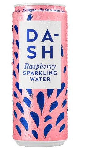 Dash Raspberry Dash Dash Water Sparkling Raspberry 330ml - 12 Pack