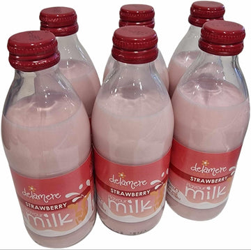 Delamere Dairy Delamere Dairy Strawberry Cows Milk 240ml - 10 Pack