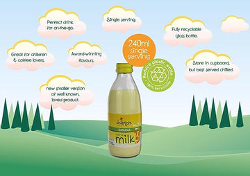Delamere Dairy Delamere Dairy Banana Flavoured Milk 240ml  - 10 Pack