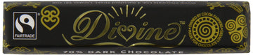 Divine Chocolate 70% Fairtrade Dark Chocolate 35g - 30 Pack