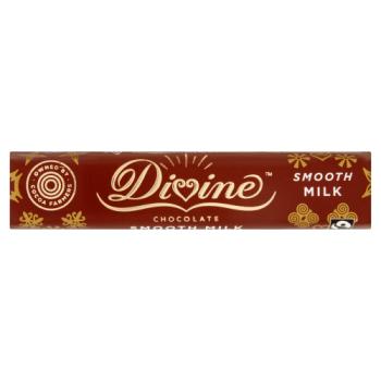 Divine Chocolate Fairtrade Milk Chocolate Bar 35g - 30 Pack