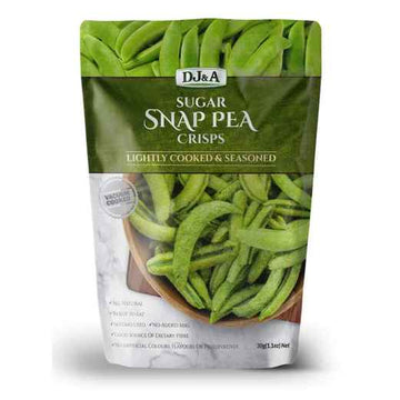 DJ & A DJ & A Sugar Snap Pea Crisps 30g  - 10 Pack