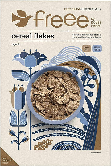 Doves Farm Gluten Free Organic Cereal Flakes 375g  - 5 Pack