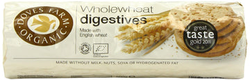 Doves Farm Organic Wholewheat Digestives Biscuits 400g - 4 Pack