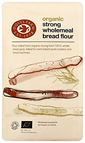 Doves Farm Organic Strong Wholemeal Bread Flour 1.5kg - 5 Pack