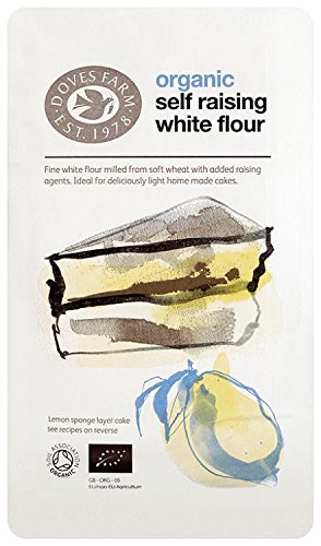 Doves Farm Organic Self Raising White Flour 1kg - 5 Pack