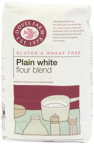 Doves Farm Organic Plain White Flour 1kg - 5 Pack