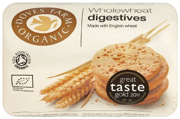 Doves Farm Organic Wholemeal Wheat Digestive Biscuits - 4 Pack