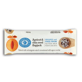 Doves Farm Org GF Apricot & Chia Flapjack 35g - 18 Pack