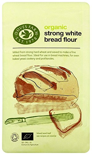 Doves Farm Organic Strong White Bread Flour 1500g - 5 Pack