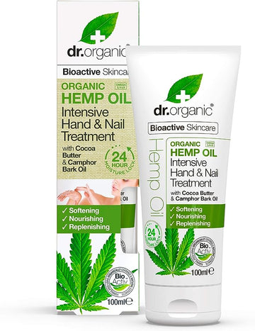 Dr Organic Hemp Oil Hand & Nail Treatment 100ml