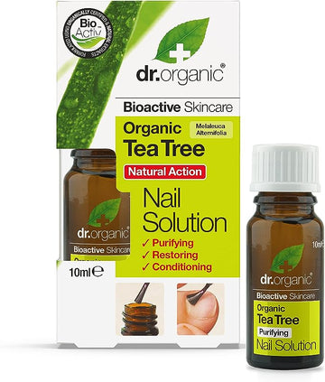 Dr Organic Tea Tree Nail Solution 10ml