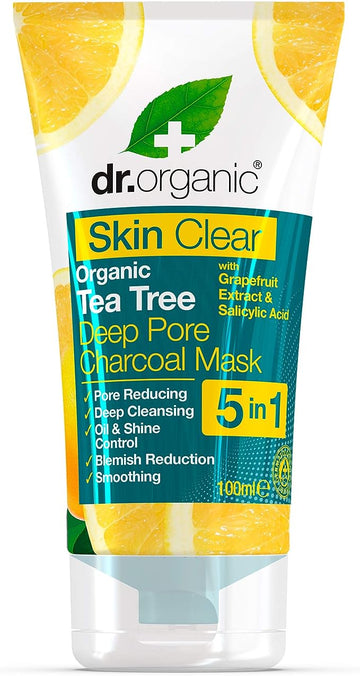 Dr Organic Skin Clear Charcoal Face Mask 100ml