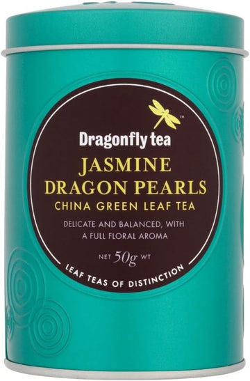 Dragonfly Leaf Tea of Distinction Jasmine Dragon Pearls Green Tea 50g