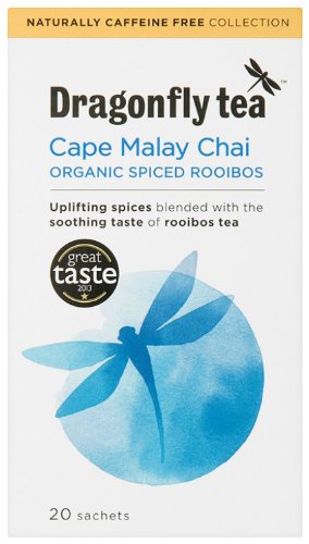 Dragonfly Tea Organic Cape Malay Chai Spiced Rooibos  20 Sachet