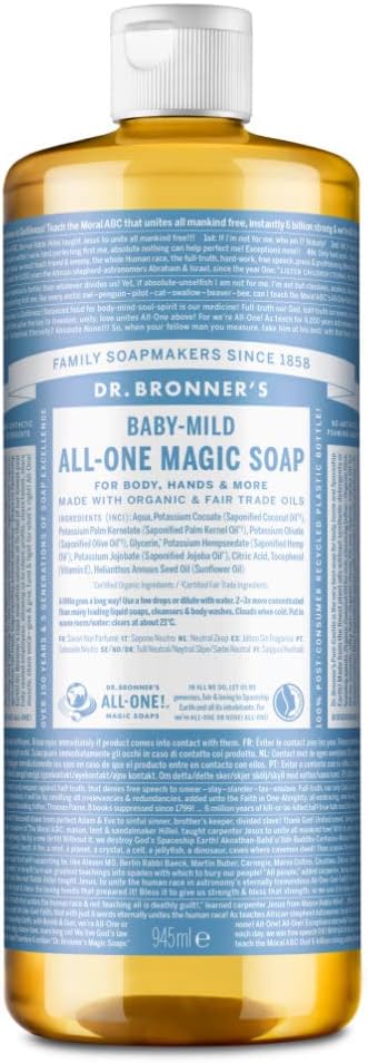 DR BRONNERS Dr Bronner Baby Mild Liquid Soap 945ml