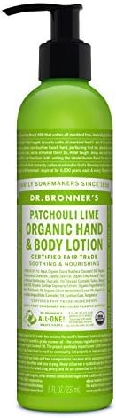 DR BRONNERS Dr Bronners Patchouli Lime Hand & Body Lotion 236ml