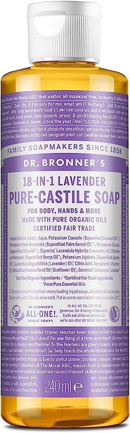 DR BRONNERS Dr Bronners Lavender All-One Magic Soap 237ml