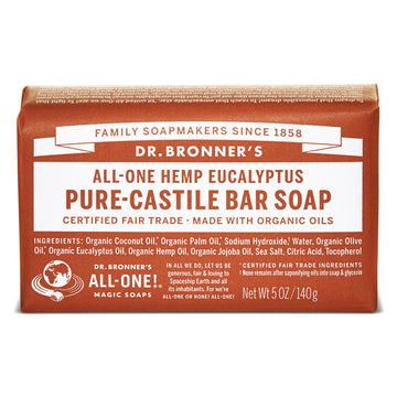Dr Bronner Org Eucalyptus Soap Bar 140g