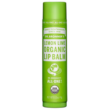 Dr Bronner Org Lip Balm Lemon Lime 4g - 12 Pack