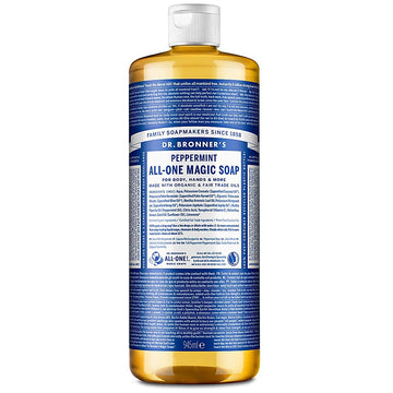 Dr Bronner Org Peppermint All ONE Magic Liquid Soap 945 ml