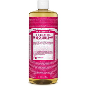 Dr Bronner DR Bronners Organic  Rose All-One Magic Soap 945ml