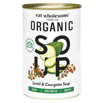 Eat Wholesome Organic Lentil & Courgette Soup 400g  - 2 Pack