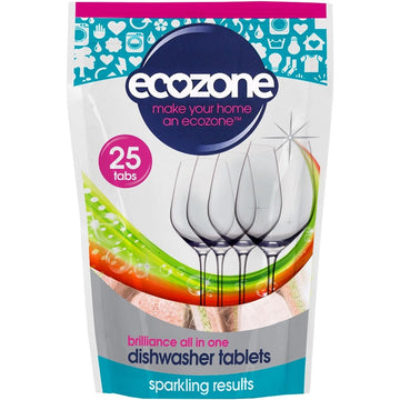 Ecozone Brilliance Dishwasher Tabs 25 tablets