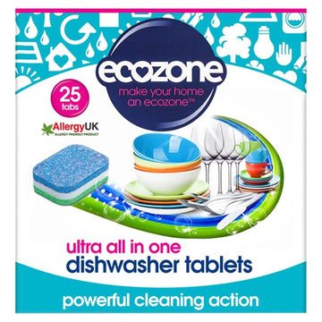 Ecozone All in one Ultra Dishwasher Tablets - 25 Tablets