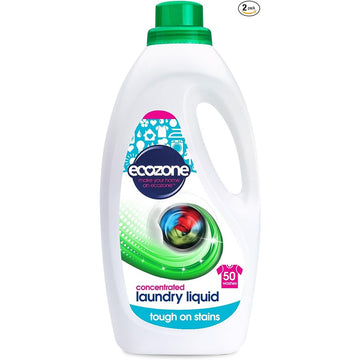 Ecozone Bio Laundry Liquid Concentrated 50 Washes 2L - 2 Pack