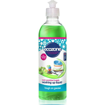 Ecozone Cool Cucumber & Apple Washing Up Liquid - 500ml - 2 Pack