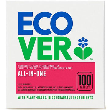 Ecover Dishwasher Tablets AiO XL 100 tabs