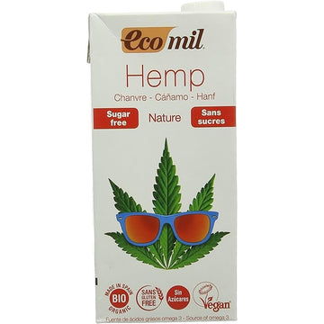 Ecomil Organic Hemp Drink Sugar Free 1L