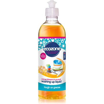 Ecozone Orange Blossom & Coconut Washing Up Liquid - 500ml - 2 Pack