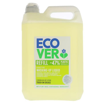 Ecover Washing up Liquid Lemon/Aloe Vera 5L