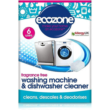 Ecozone Washing Machine & Dishwasher Cleaner 135g - 2 Pack