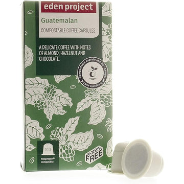 Eden Project Eden Guatemala compostable Nespresso coffee capsules x10 - 6 Pack