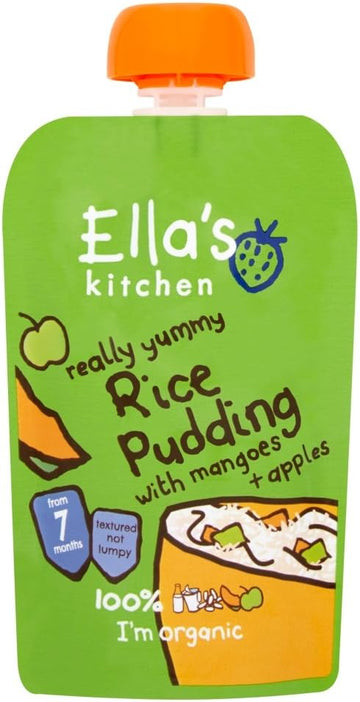 Ellas Kitchen Stage 2 Rice Pudding 80g  - 6 Pack