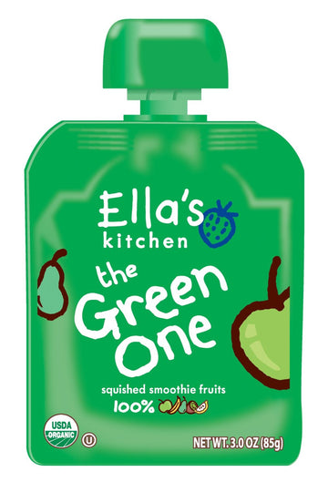 Ellas Kitchen Smoothie Fruit - The Green One 90g - 12 Pack